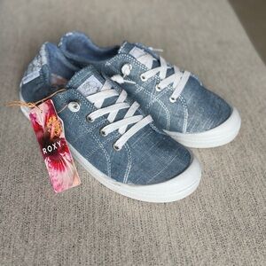 Roxy Bayshore Denim Blue Slipon Sneakers - NWT